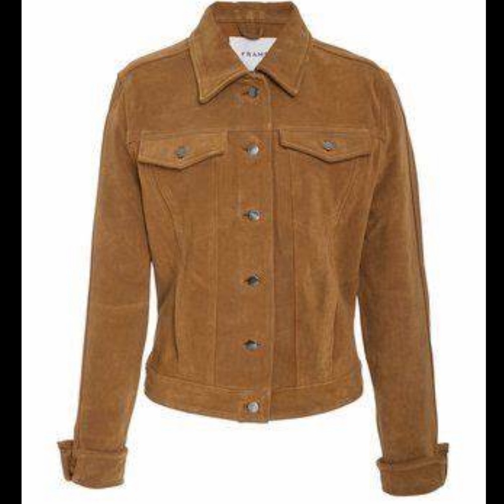 FRAME Suade Jacket. New with Tags.